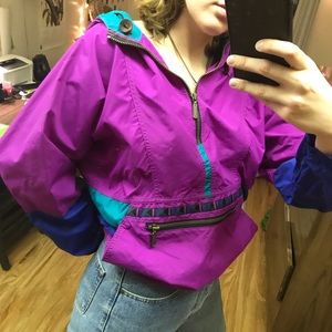 vintage ll bean windbreaker size xl